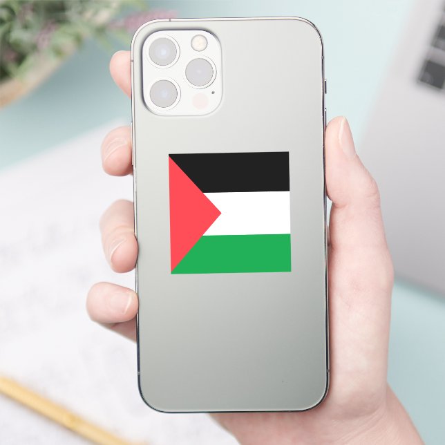 Sticker Baguette du drapeau palestinien pour téléphone can (Téléphone)