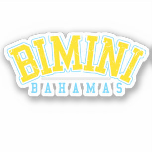 Sticker Bahamas Bimini Vacances Bahamian Cruise