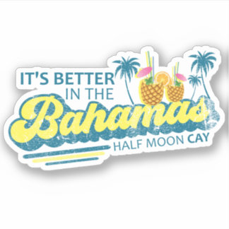 Sticker Bahamas Moon Cay Vacances Croisière