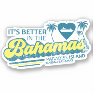 Sticker Bahamas Paradise Island Vacances Cruise