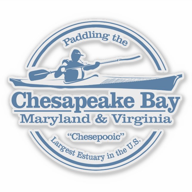 Sticker Baie de Chesapeake (SK) (Devant)