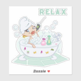 Sticker Baignoire