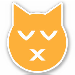 Sticker Baiser avec les yeux fermés Emoji Chat