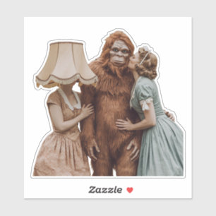 Sticker Baiser Sasquatch