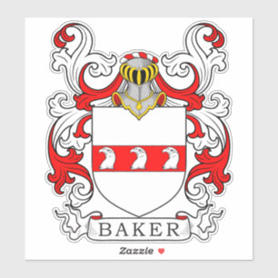 Sticker Baker Family Crest