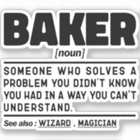 Baker Noun Définition Pâtisserie Chef Cuisinier