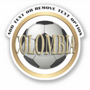 Sticker Bal de football colombien
