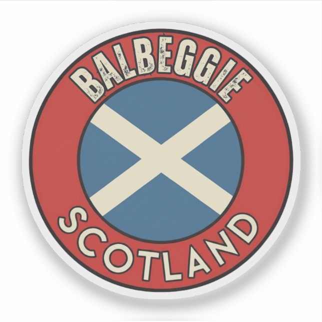 Sticker Balbeggie, Écosse (Devant)