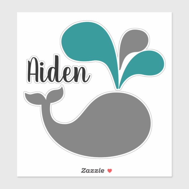 Sticker Baleine (Feuille)