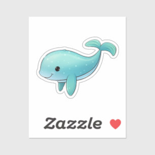 Sticker Baleine à dessin