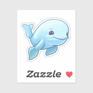 Sticker Baleine à dessin