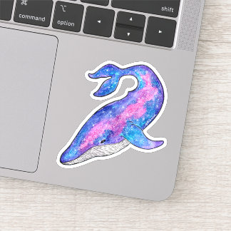 Sticker Baleine spatiale