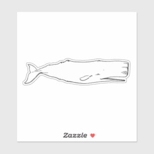 Sticker Baleine vintage