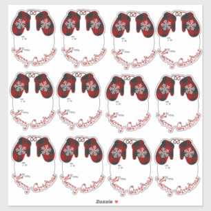 Sticker Balises cadeaux mignonnes en plastique