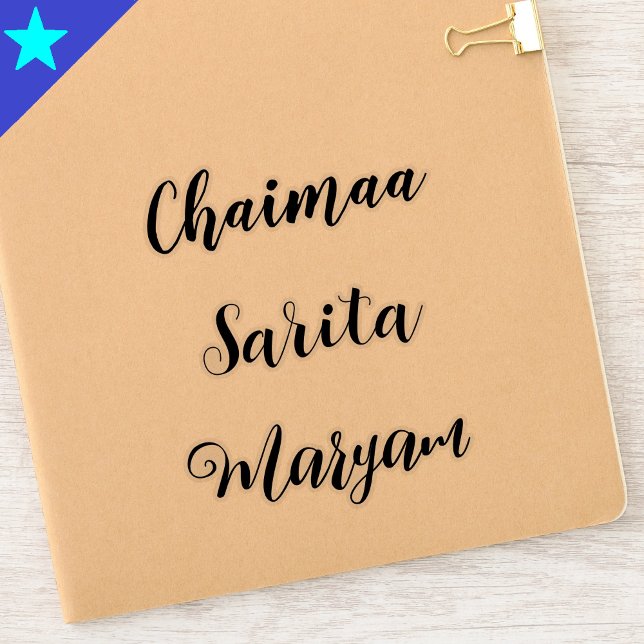 Sticker Balises personnalisées de vignette en vinyle, Stic (Personalized Stickers
Vinyl Decal Stickers
Custom Name Stickers
Laptop Stickers
Water Bottle )