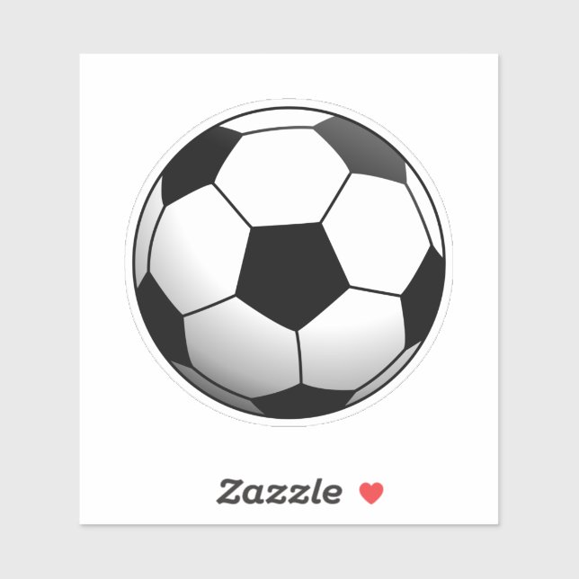 Sticker Balle de football (Feuille)