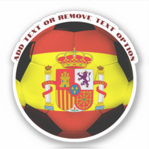 Sticker Balle de football Espagne Sports