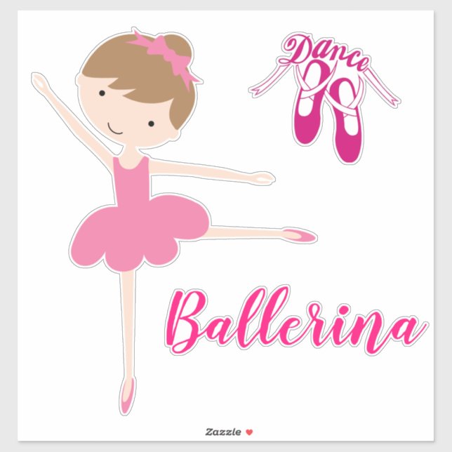 Sticker Ballerina (Feuille)