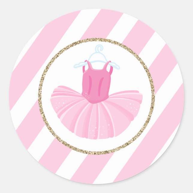 Sticker Ballerina tutu (Devant)