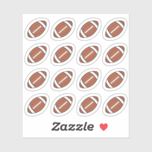 Sticker Balles de football américain Planificateur de rapp
