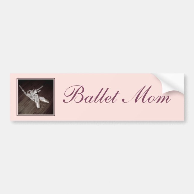 Sticker 'Ballet Mom' (Devant)