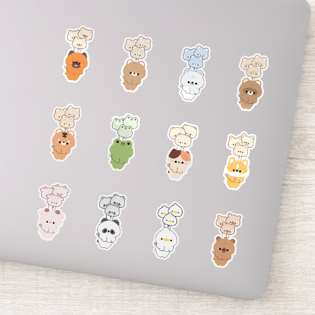 Sticker Ballons d'animaux (Détail)