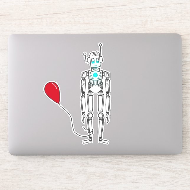Sticker Ballons Robots Frustrés (Ordinateur)