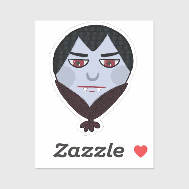 Sticker Balloon Dracula (Feuille)