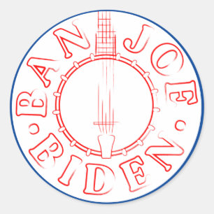 Sticker Ban Joe Biden Banjo