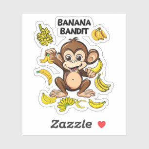 Sticker Banana Bandit