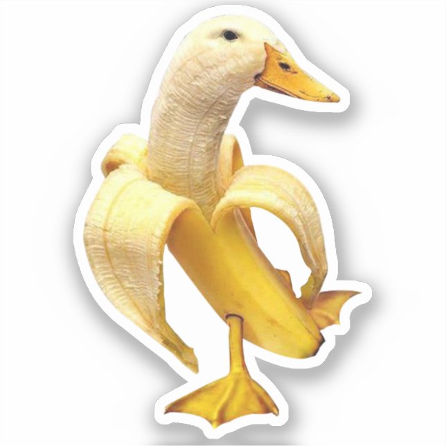 Sticker Banana Duck Meme (Recto)