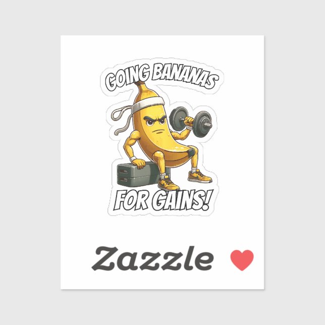 Sticker banane (Feuille)