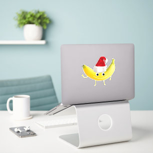 Sticker Banane de Noël amusante