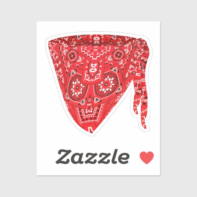Sticker Bandana Bandit Scarf (Feuille)
