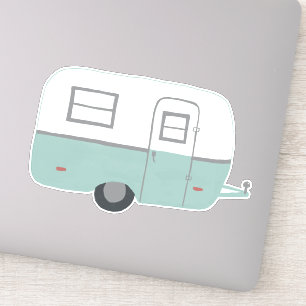 Sticker Bande-annonce vintage RV Camper Cute Dessin