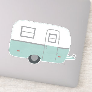 Sticker Bande-annonce vintage RV Camper Cute Dessin Art