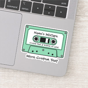 Sticker Bande de cassette audio Pistachio Green