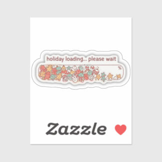 Sticker Bande de progression de chargement des vacances Mi