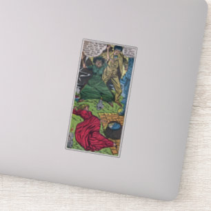 Sticker Bande dessinée vintage d'horreur   Bande dessinée 