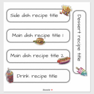 Sticker Bande lavi de recette d'été !