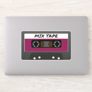 Sticker Bande Mixte Violet - Cadeau Rétro Inspiré des Anné