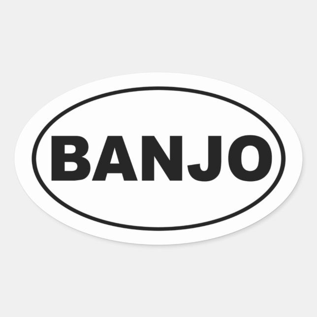 Sticker Banjo Bumper (Devant)