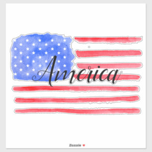 Sticker Bannière étoilée de drapeau des Etats-Unis