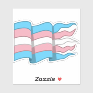 Sticker Bannière Trans Pride