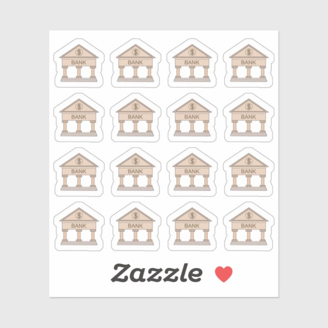 Sticker Banque Économie Tracker Finance Bujo Planner (Feuille)