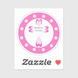 Sticker Baptême béni