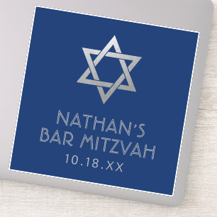 Sticker Bar Mitzvah pour Décor ou Faveurs