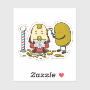 Sticker Barbier de pomme de terre