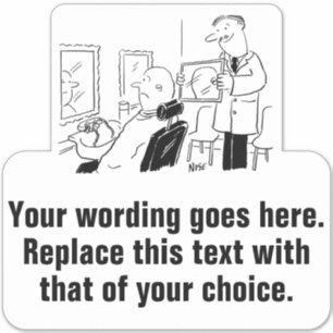 Sticker Barbier ou coiffeur pour hommes Promotionnels