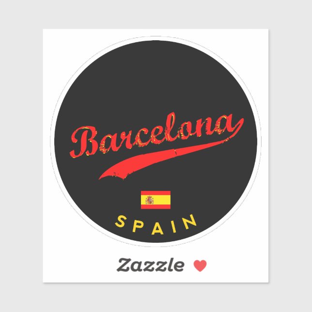 Sticker Barcelone (Feuille)